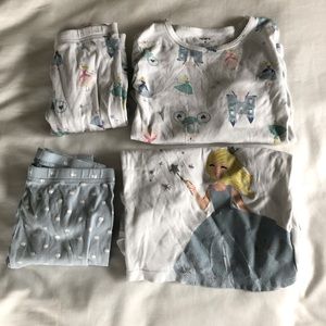 Lot of Princess Fairytale Pajamas